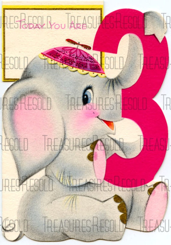 Overleg Halve cirkel Spaans Gelukkige verjaardag 3 jaar oude olifant afbeelding 119 | Etsy Nederland