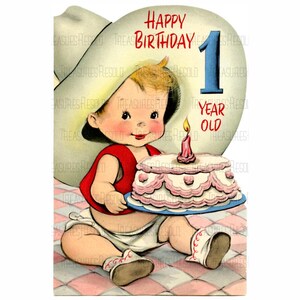Joyeux anniversaire cow-boy d'un an Image #234 en téléchargement numérique