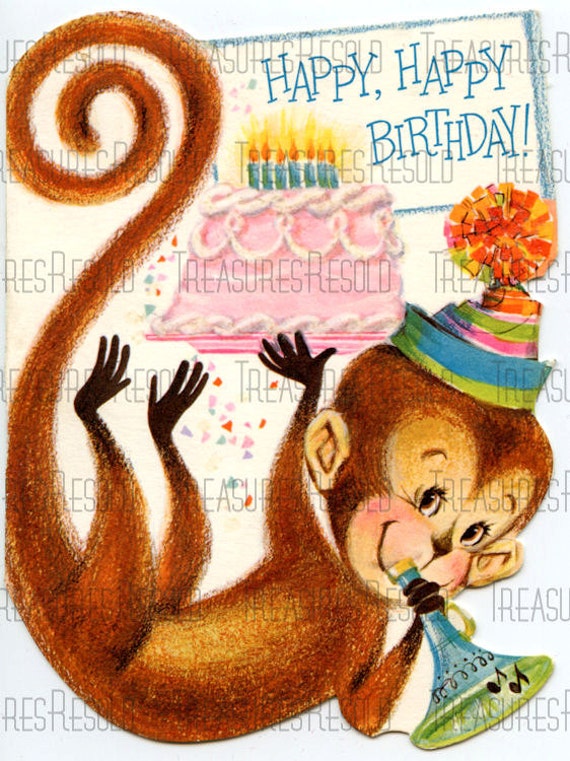 Singe Joyeux Anniversaire Avec Gateau Enseignants Childs Etsy Singe Joyeux Anniversaire Avec Gateau Enseignants Childs Etsy