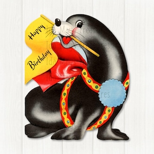 Buon compleanno Circus Seal Immagine #209 Download digitale