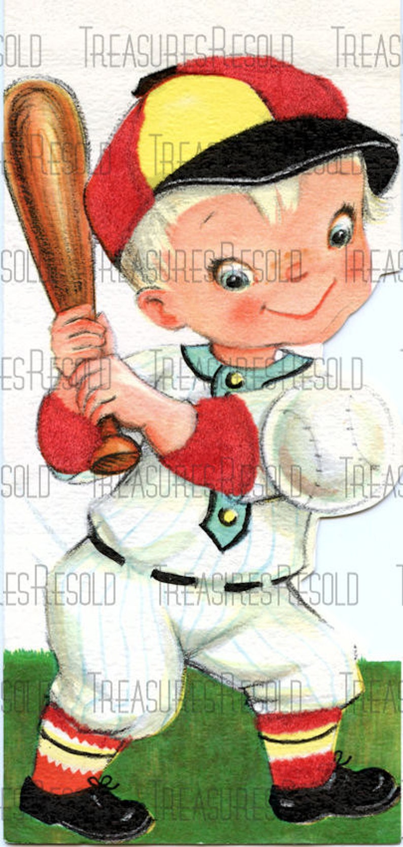Little Boy Playing Baseball Image 231 Digital Download Etsy