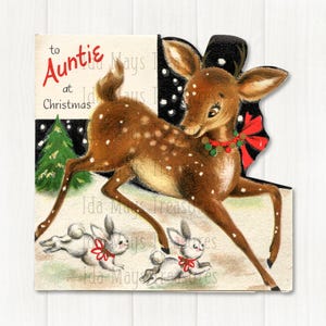 Merry Christmas Deer Image #9 Digital Download