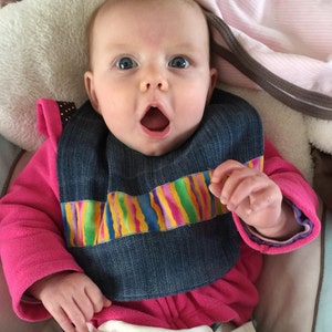 Denim Baby Bibs