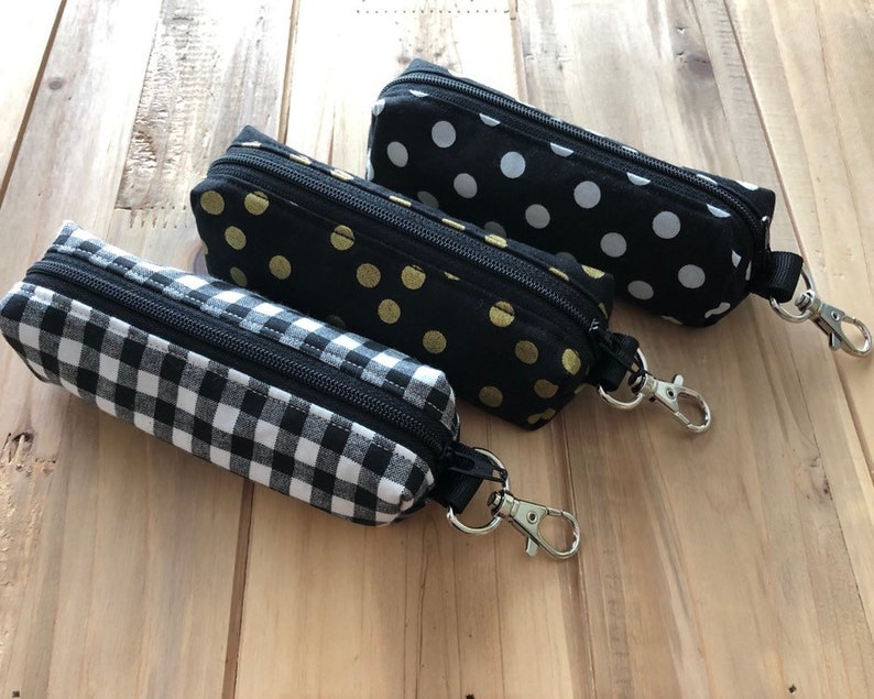 Lip gloss holder LipSense holder gift zipper pouch Etsy