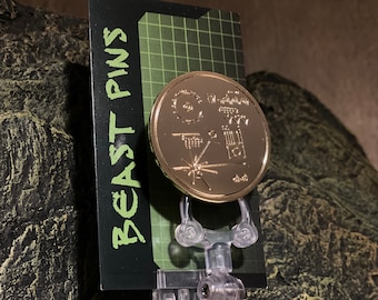 Voyager Golden Disk Pin