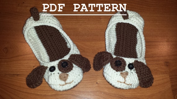 crochet dog slippers