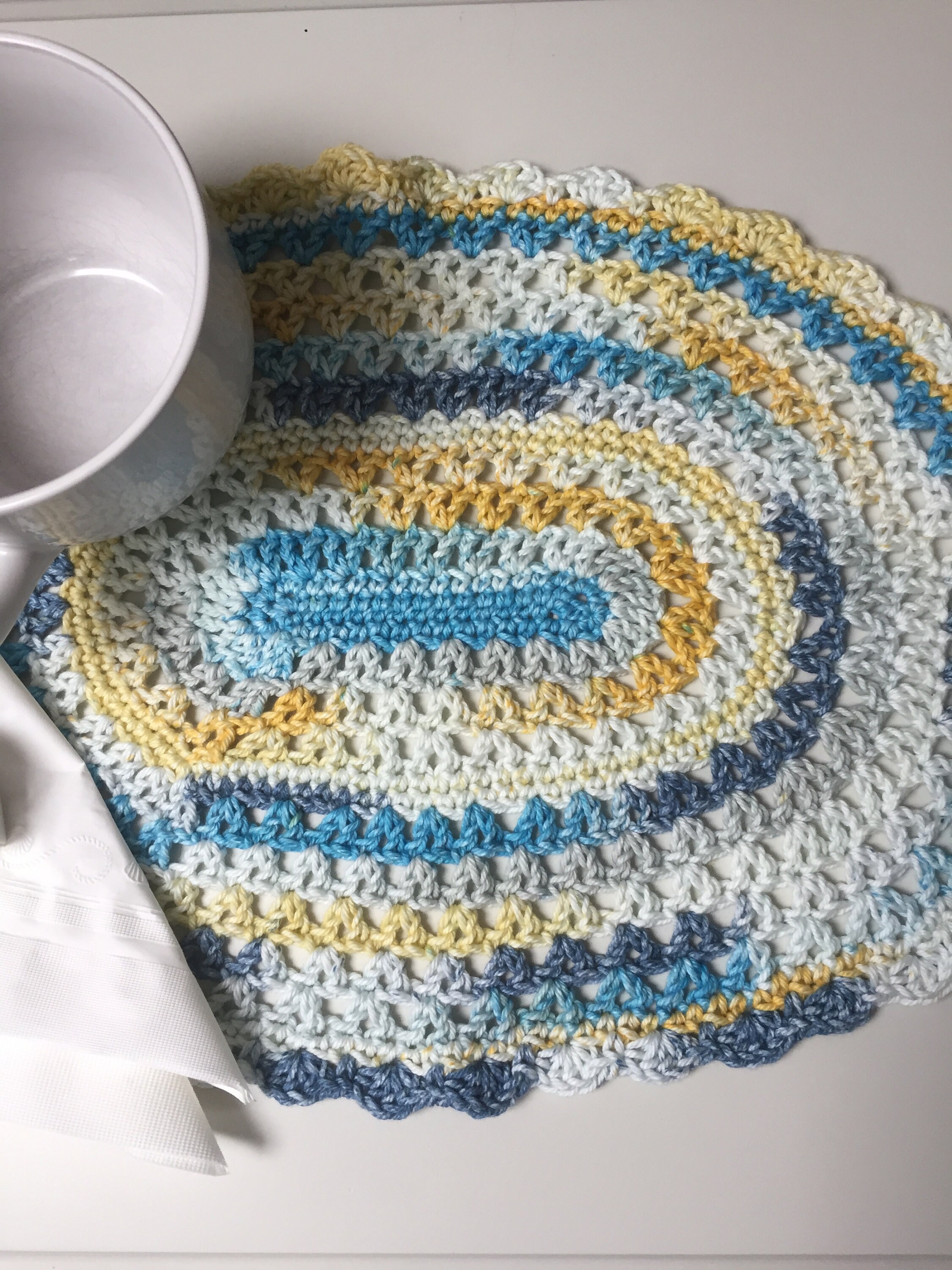 Beach Decor Coastal Crochet Placemats Etsy