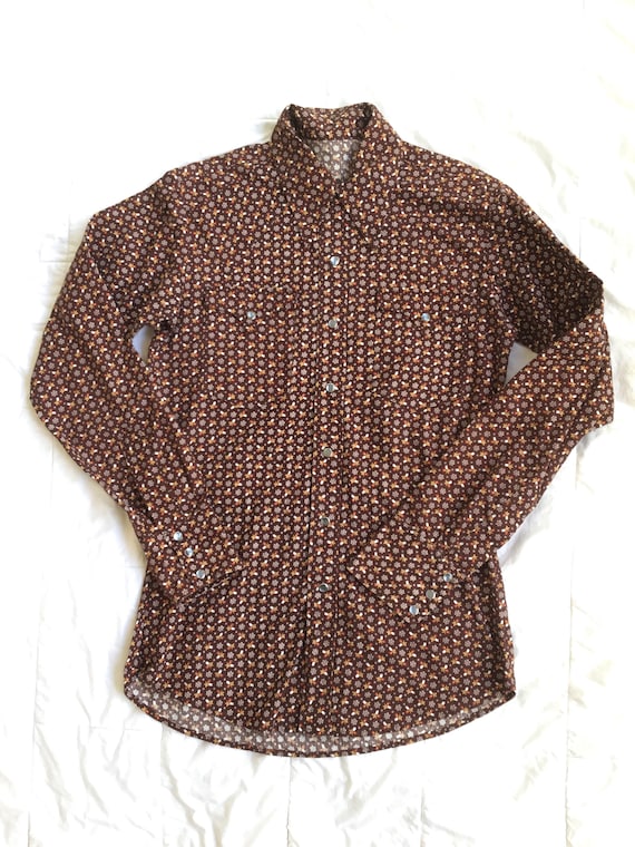 1970s Hand-Made Western Pearl Snap Shirt