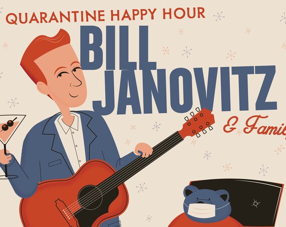 Bill Janovitz Quarantine Happy Hour Poster