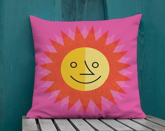 Sun & Moon 2 Sided Premium Pillow