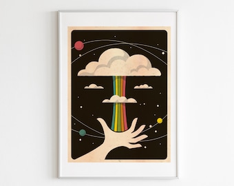 Rainbow Nuke Art Print