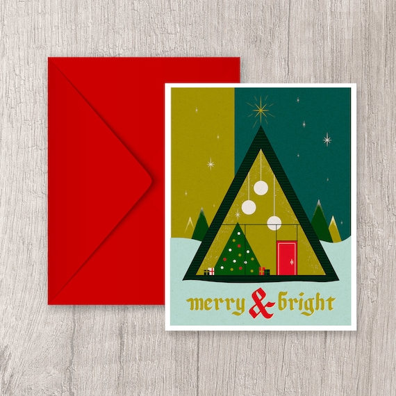 Merry & Bright Christmas Card
