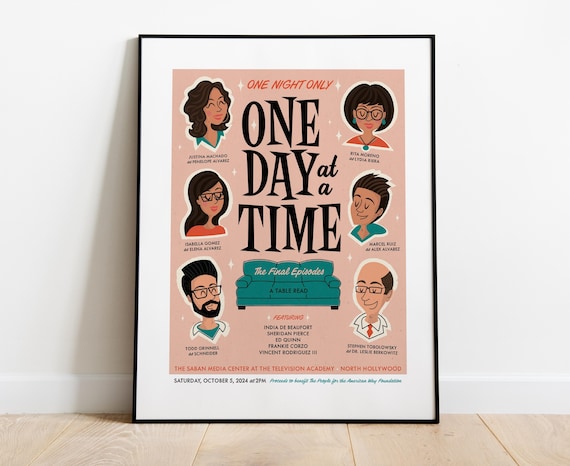 One Day At A Time Charity Event Poster