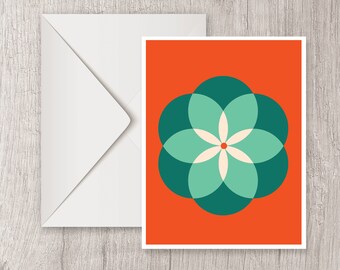 Intersecting Circles Card