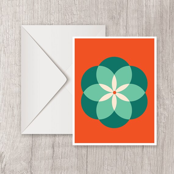 Intersecting Circles Card