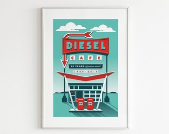 Diesel Cafe 20th Anniversary Poster