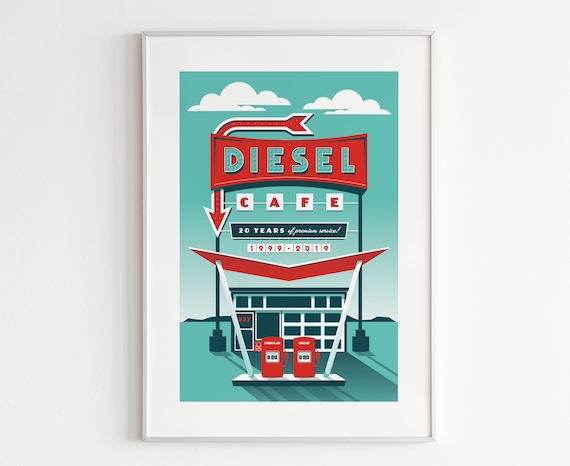 Diesel Cafe 20th Anniversary Poster