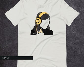 Girl with Headphones Tee (UNISEX SIZES)