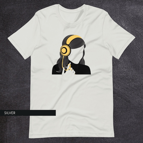Girl with Headphones Tee (UNISEX SIZES)