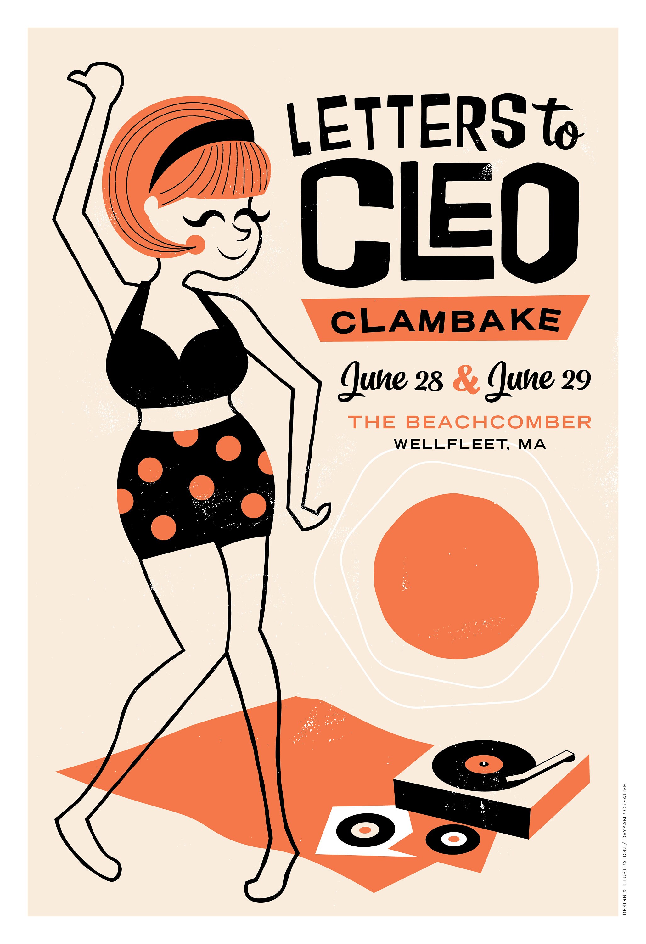 Letters to cleo clambake poster