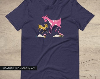 Pink Deer and Doe Tee (UNISEX SIZES)