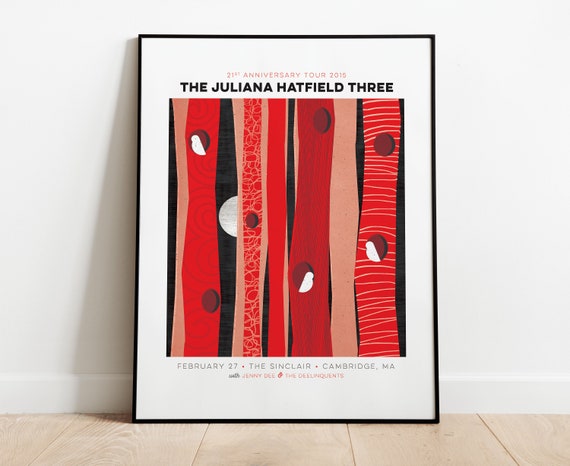 The Juliana Hatfield Three Gig Poster at The Sinclair, Cambridge, MA
