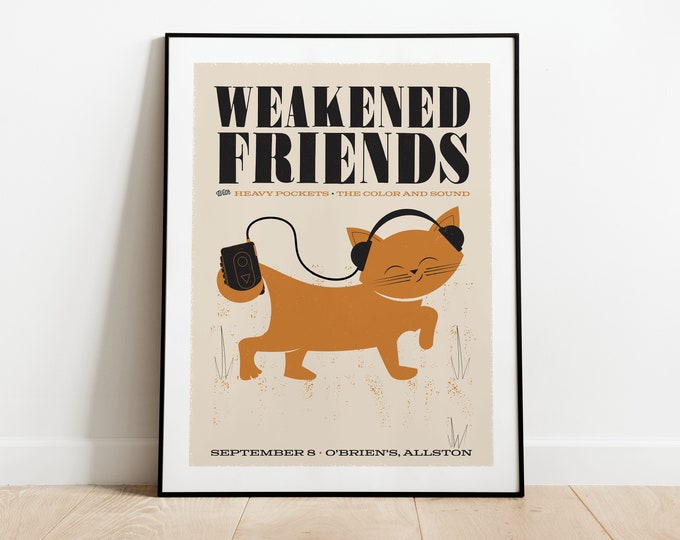 Weakened Friends Tour Poster