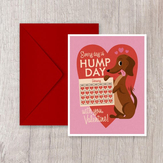 Hump Day Valentine's Card