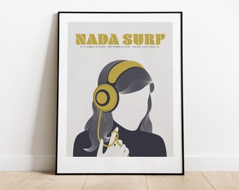 Nada Surf // The Met, RI 16x20 screenprint.