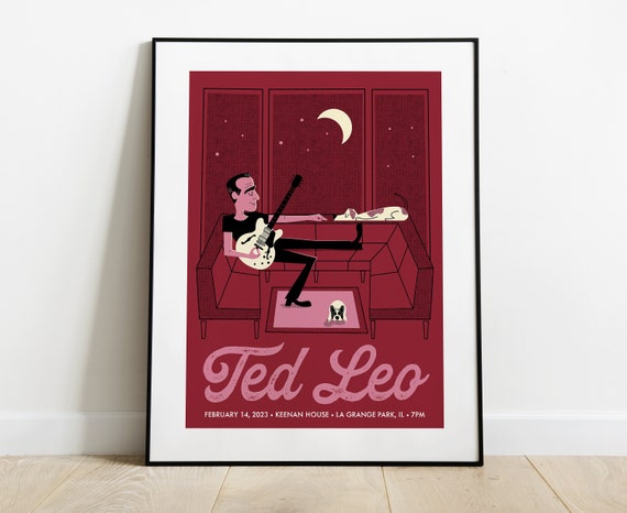 Ted Leo Valentine's Day House Show Poster