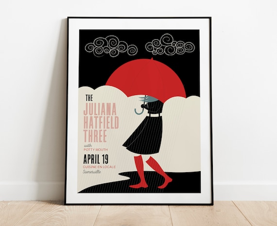 The Juliana Hatfield Three Gig Poster at Cuisine en Locale, Somerville, MA