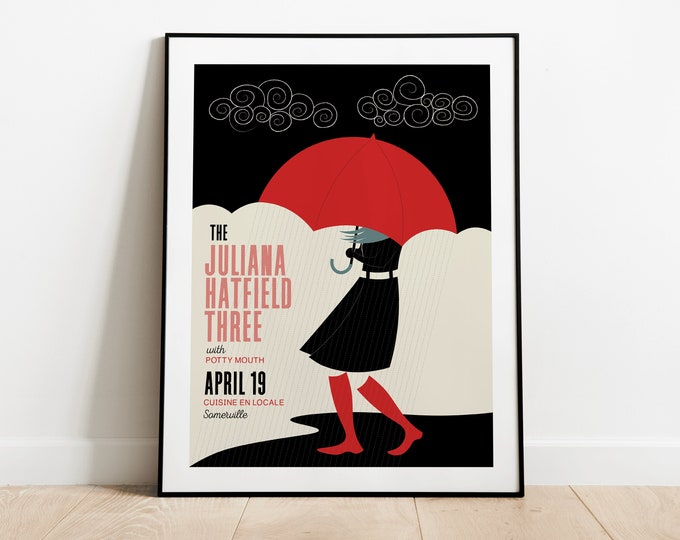 The Juliana Hatfield Three Gig Poster at Cuisine en Locale, Somerville, MA