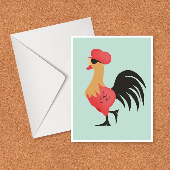 Funky Chicken card