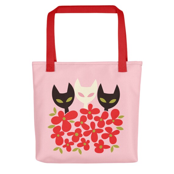 Flower Kitties Tote bag