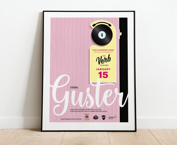 Guster / Verb Sessions Poster, The Verb Hotel, Boston MA