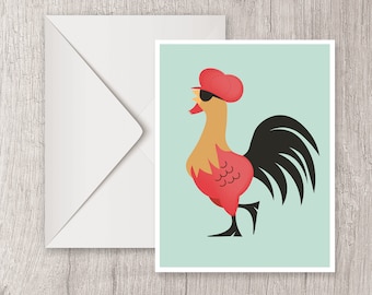 Funky Chicken card