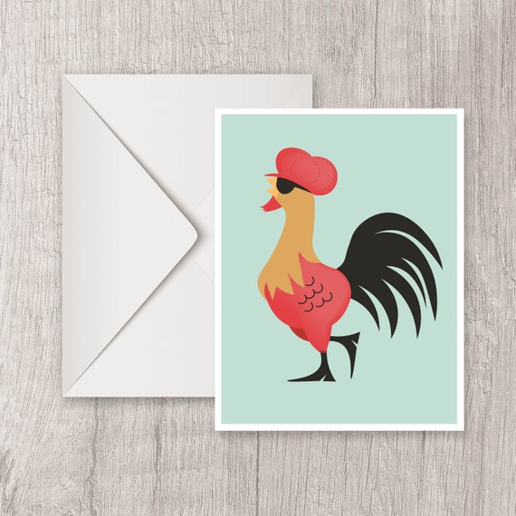Funky Chicken card