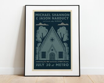 Jason Narducy & Michael Shannon perform REM at Metro, Chicago