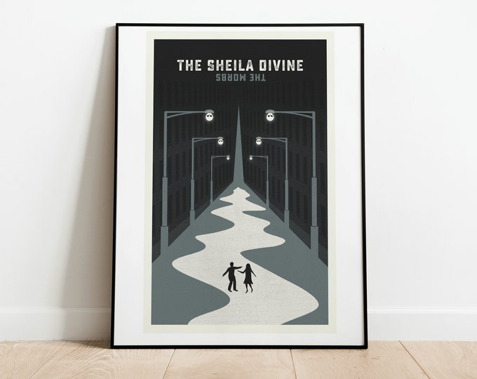 The Sheila Divine 2 color screen print, 12x18