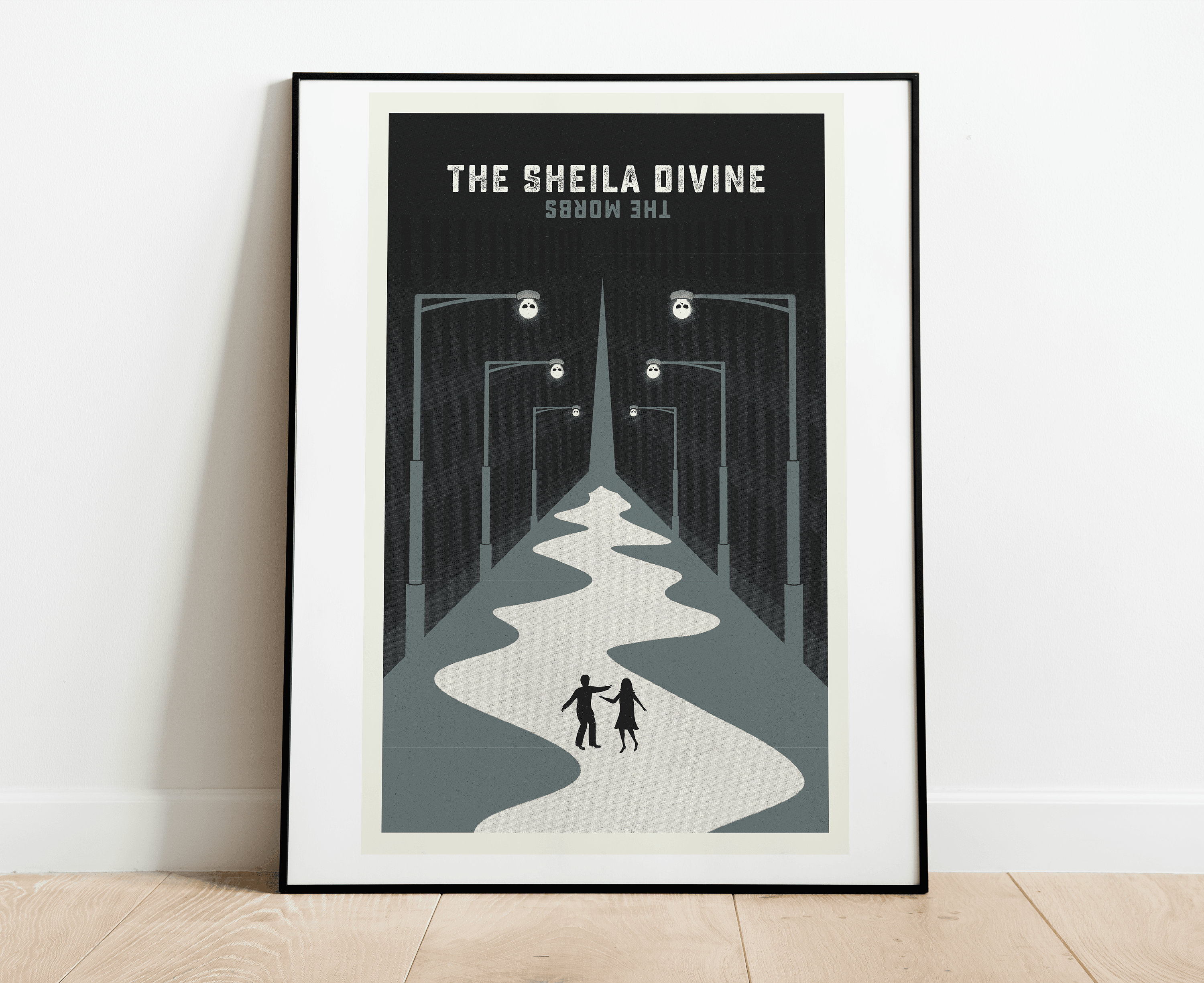 The sheila divine 2 color screen print 12x18