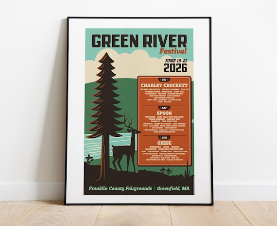 Green River Festival 2026 AP Screen Print