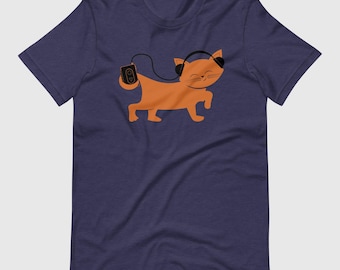 Walkman Kitty Unisex t-shirt