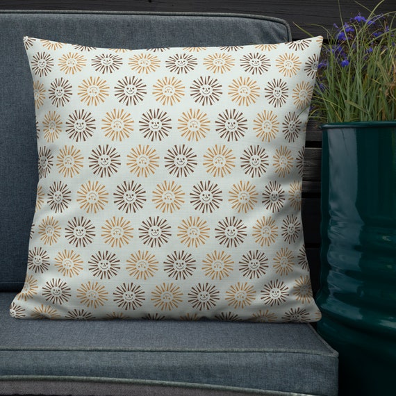 Mid-Century Sun Premium Pillow