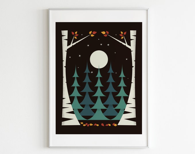 Fall Trees Print