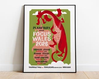 Planetary Focus Wales 2026 Poster