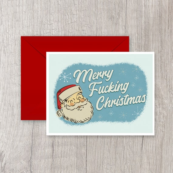 Merry F'in Christmas Card