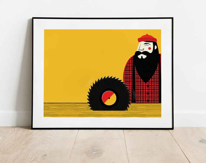 Lumberjack/Vinyl Record Saw