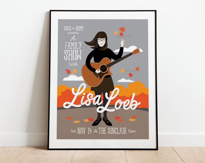 Lisa Loeb Gig Poster, The Sinclair, Cambridge MA