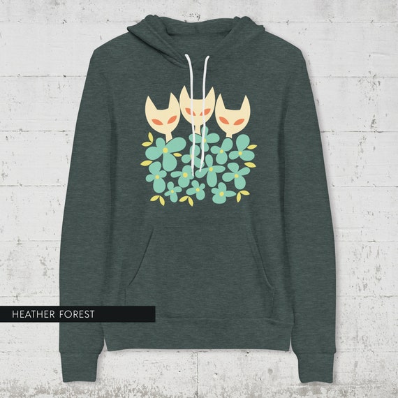 Three Cats Hoodie