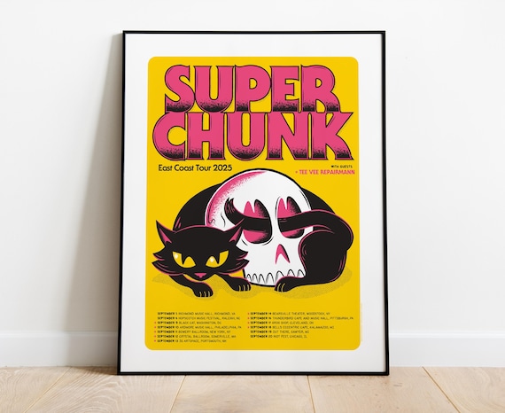 Superchunk Tour Poster 2025 (Artist Proof)